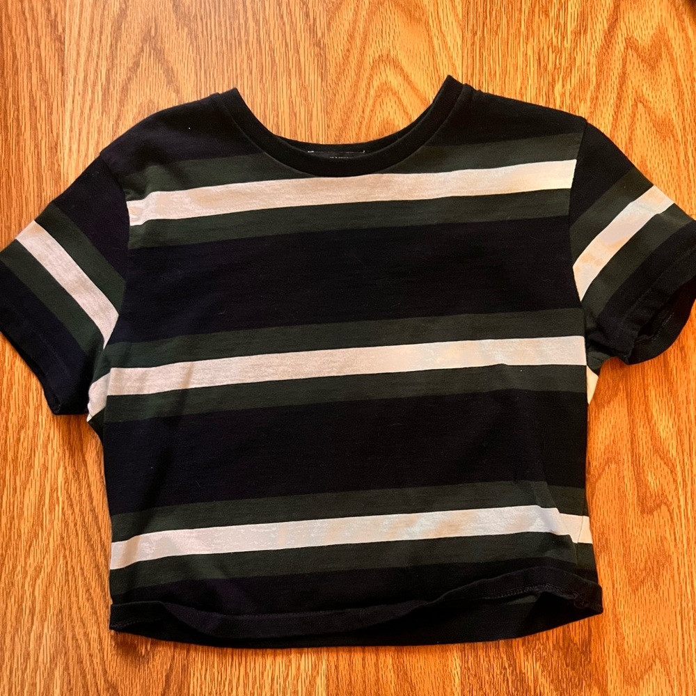 Brandy Melville Striped Crop Top